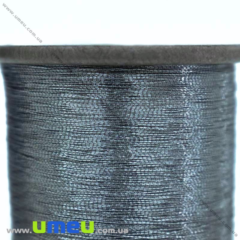 Нитки металізовані 0,1 мм, Сіра (KNT-028188)