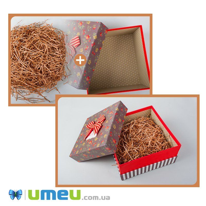 Экофиллер (бумажный наполнитель), Коричневый (DIF-044368)