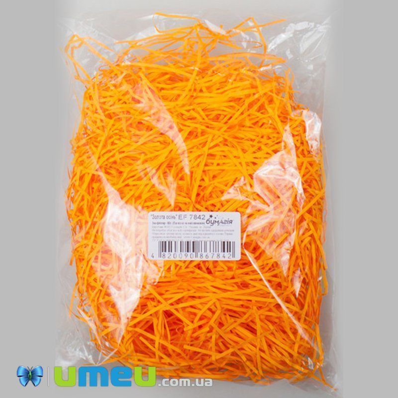 Екофілер (паперовий наповнювач), Помаранчевий (DIF-044364)