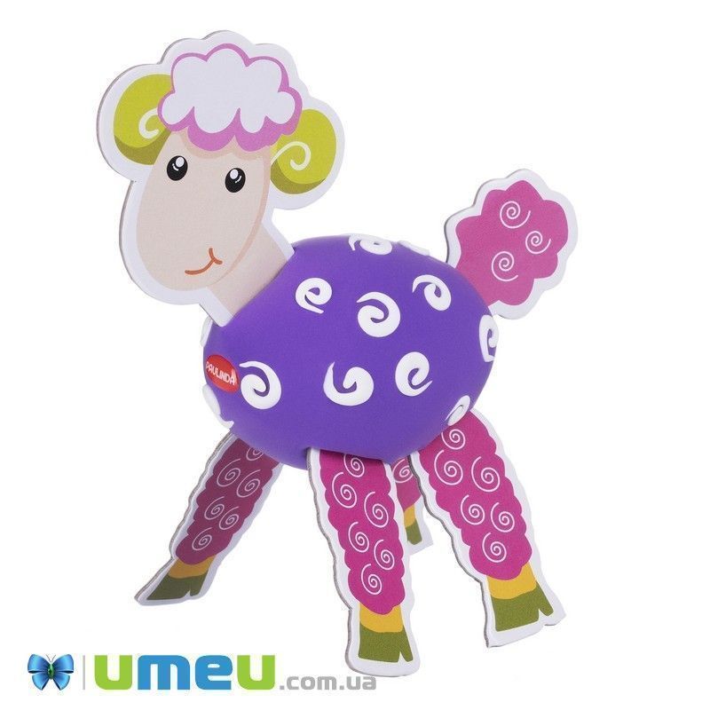 Масса для лепки Paulinda Super Dough 3D FUN Овечка (DIF-043570)
