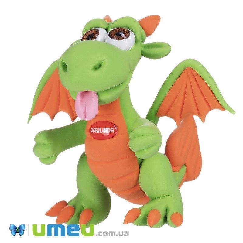 Маса для ліплення Paulinda Super Dough Cool Dragon Дракони 3 в 1 (DIF-043547)