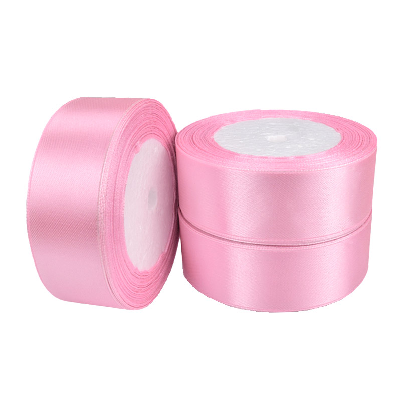 Атласная лента, 30 мм, Розовая (LEN-061087)
