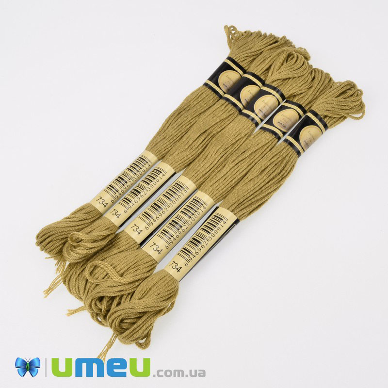 Муліне CXC 0734 Оливково-зелений, св. (CXC-050207)