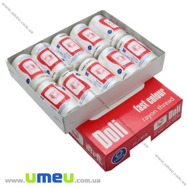 Нитки шовкові Doli, Коричневі 189, 500 м (MUL-021558)