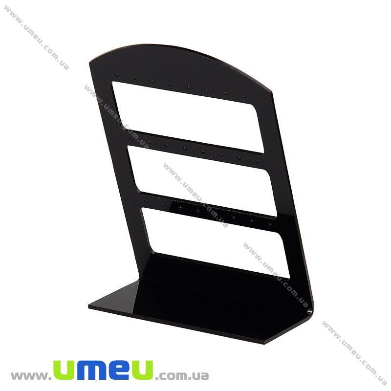 Підставка під сережки, 14х10х5 см, Чорна (UPK-024988)