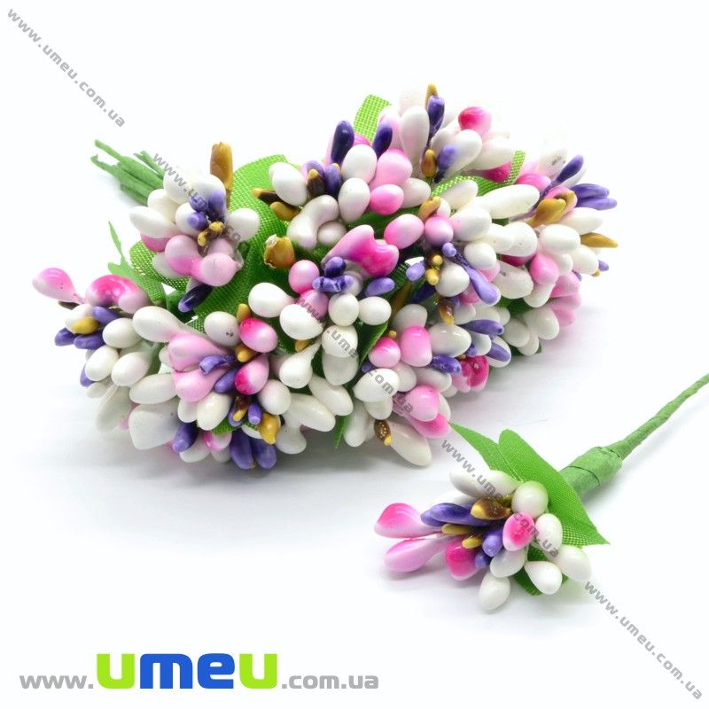 Тичинки на дроті, Біло-рожеві (DIF-015445)