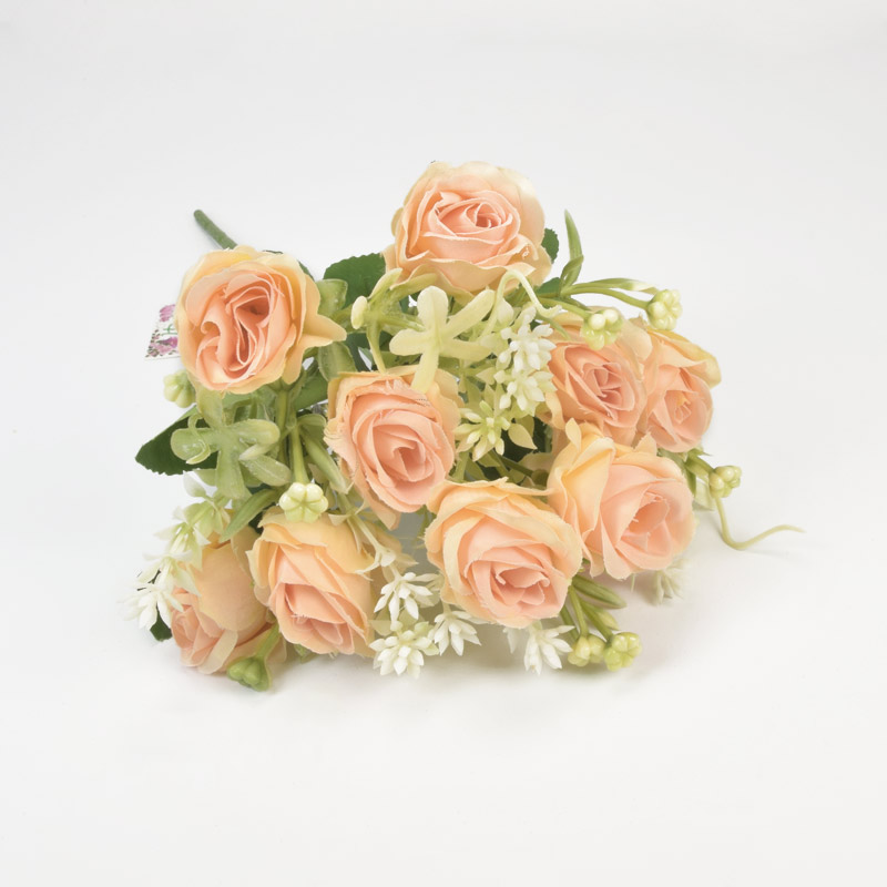 Букет роз, 32 см, Персиковый (DIF-057636)