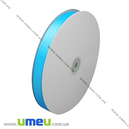 Репсова стрічка, 6 мм, Блакитна (LEN-007188)