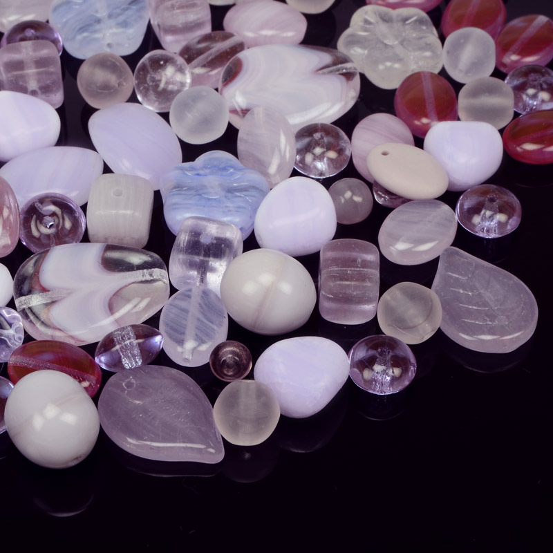 Бусины чешское стекло Preciosa 92-Mix111-Lila Light (BUS-036034)