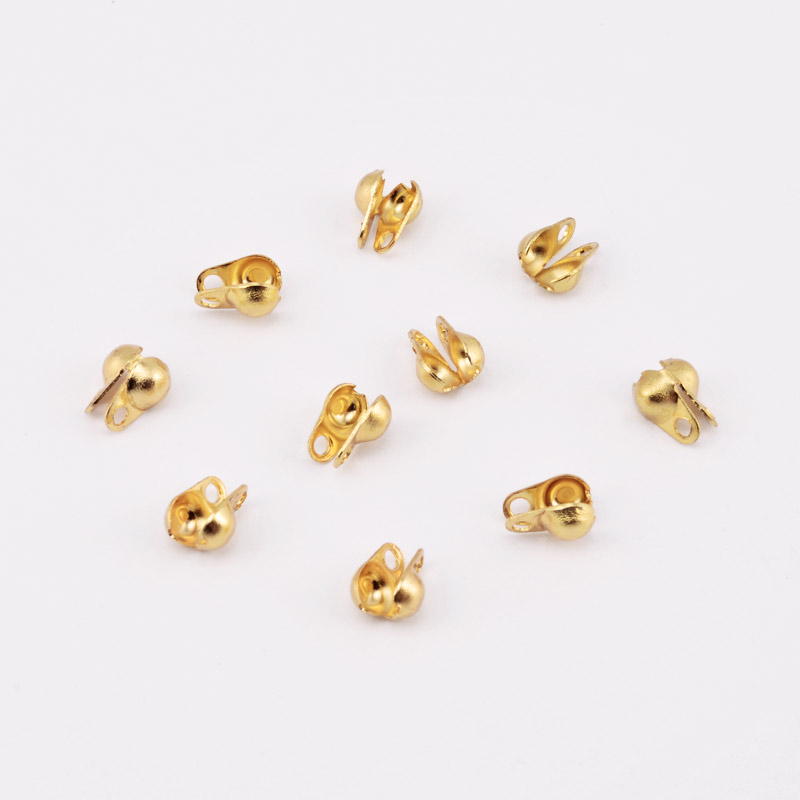 Каллоти з нержавіючої сталі, 5х3 мм, Золото (STL-055953)