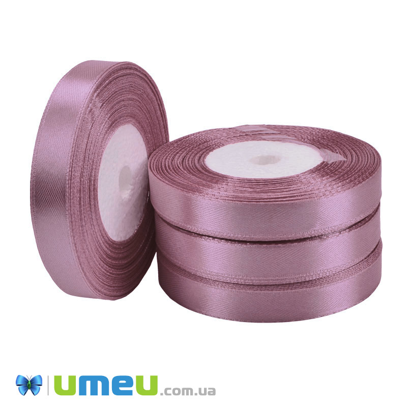 Атласная лента, 12 мм, Пудровая (LEN-051052)