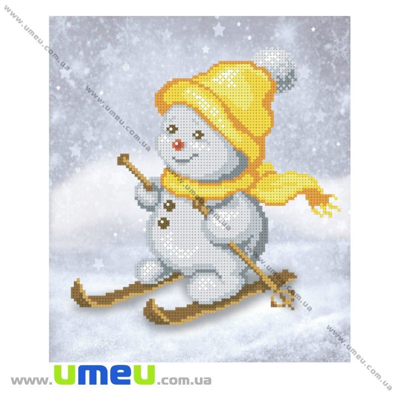 Схема для виш. бісером VDV, Сніговик Т-58, 23х21 см (SXM-029169)