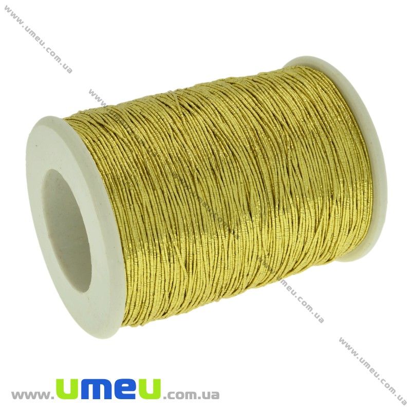 Нить металлизированная 0,5 мм, Золотистая (KNT-028460)