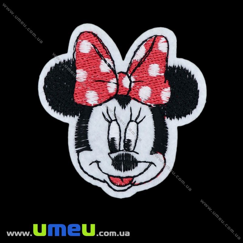 Термоаплікація дитяча Міккі Маус, 5,5х5,5 см (APL-020962)