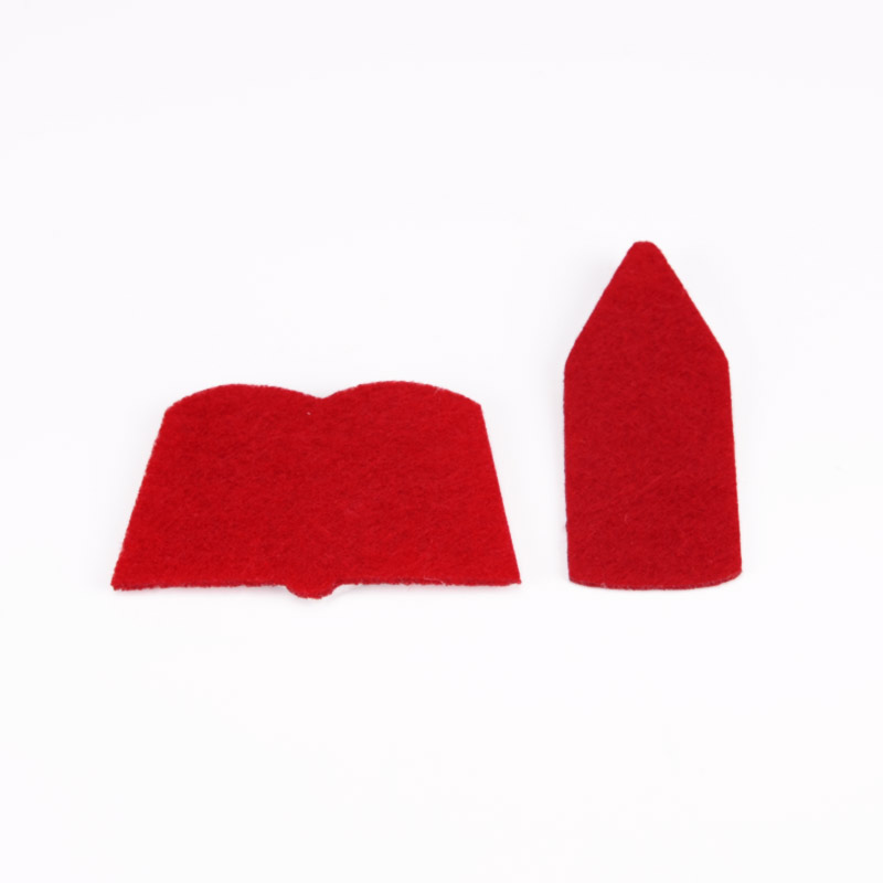 Декоративний набір із фетру "Шкільний", Червоний (FLT-056504)