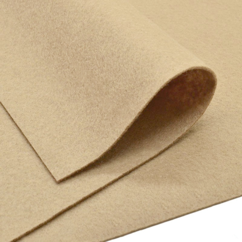 Фетр м'який 1,3 мм, 30х30 см, бежевий (FLT-039174)