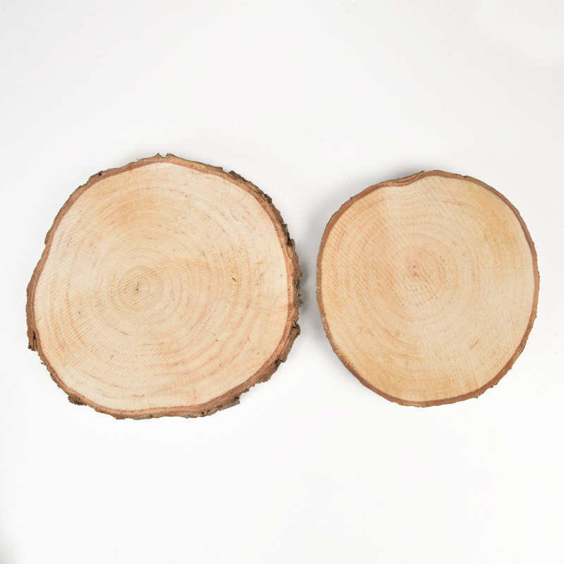 Зріз дерев'яний з корою 110-135 мм, Круглий, Вільха (BUS-057737)