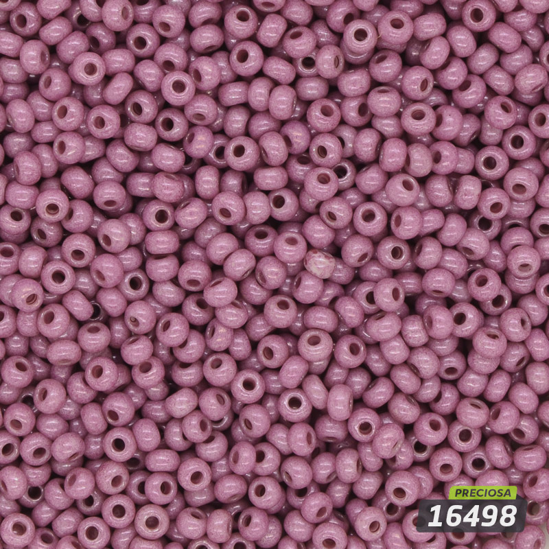Бісер чеський №819/16498, Рожевий, Перламутровий, 10/0 (BIS-043937)
