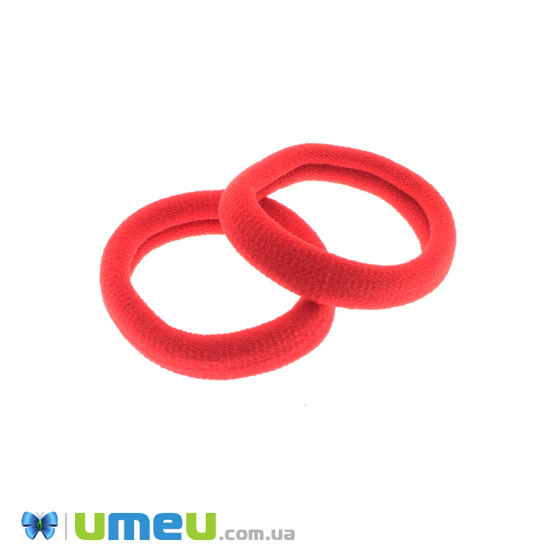 Резинка для волос микрофибра, 40 мм, Красная (OSN-041641)