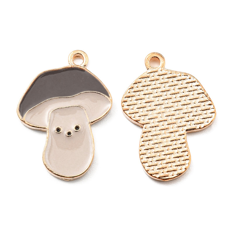 Підвіска метал. Грибочок, 23,5х16,5 мм, Золото (POD-053642)