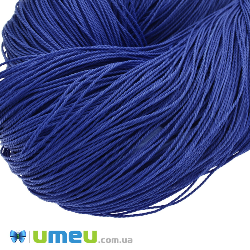 Поліестеровий шнур кручений, 1 мм, Синій(LEN-047439)