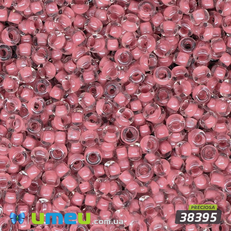 Бісер чеський №606 / 38395, Рожевий брудний, Прокрашенний, 10/0 (BIS-003885)
