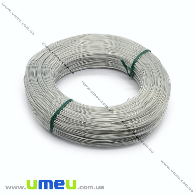 Проволока в силиконем, Серебристая (LES-012758)