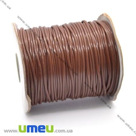 Поліестеровий шнур, 2,0 мм, Коричневий чорний (LEN-008181)