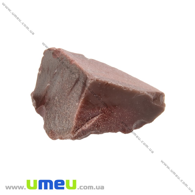 Авантюрин Золотой песок необработанный, 46х24х26 мм (POD-027042)