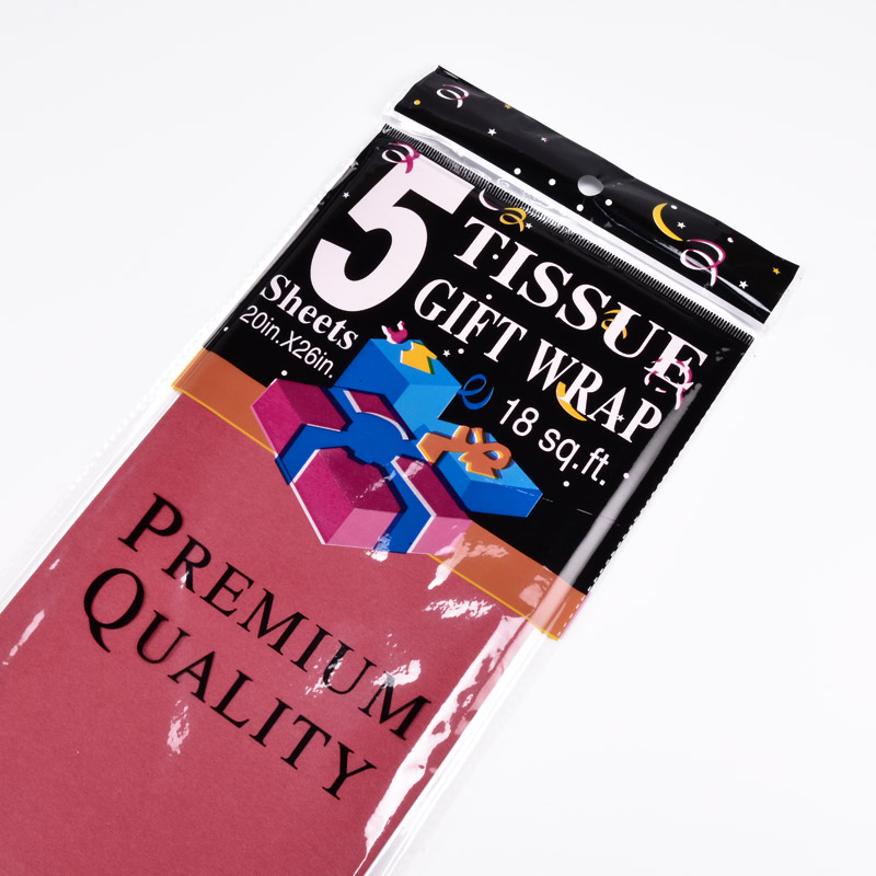 Папір тіш',ю, 65х50 см, Червоний (UPK-051305)