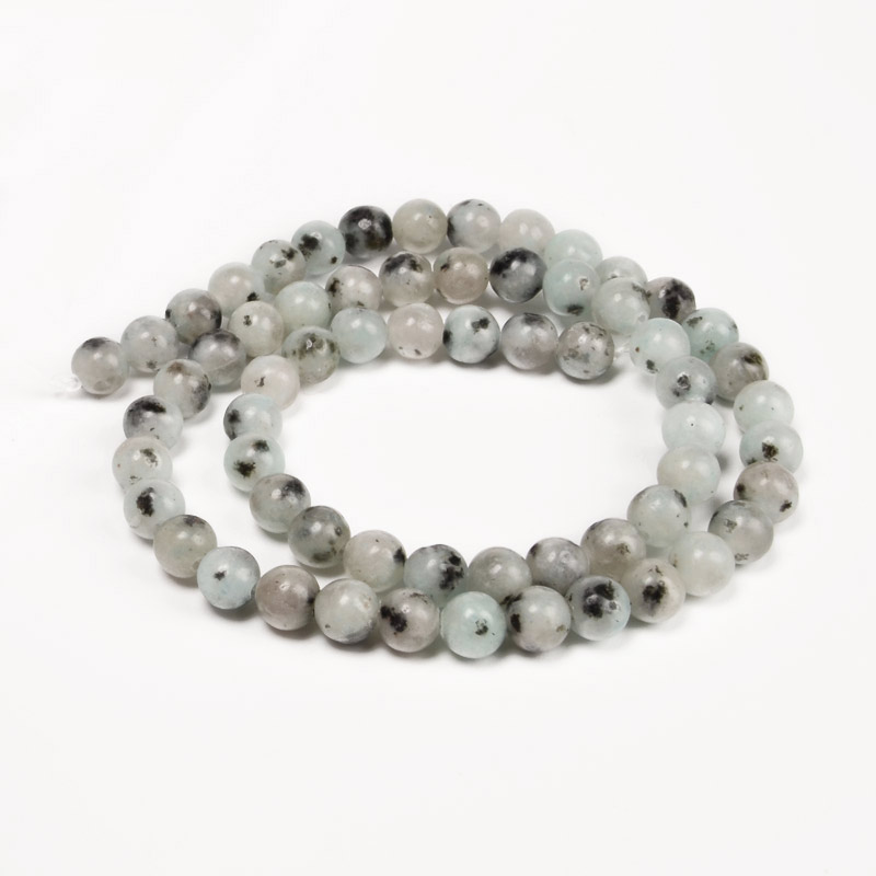 Бусины Яшма лотоса, Натур. камень, 6,5 мм, Круглые (BUS-053962)