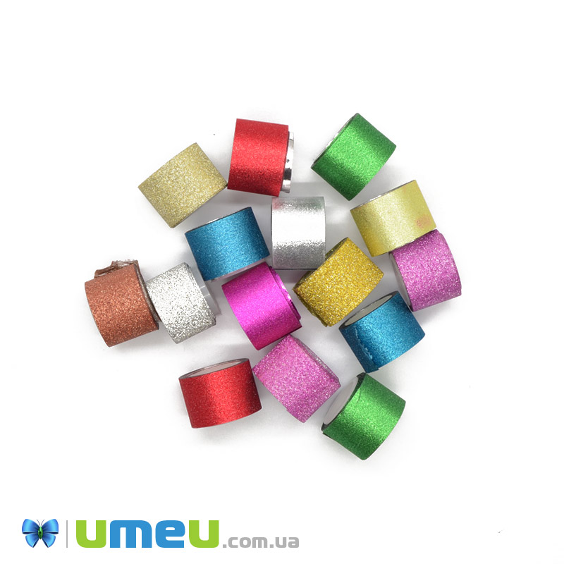 Декоративний скотч, Мікс, 12 мм (DIF-017939)