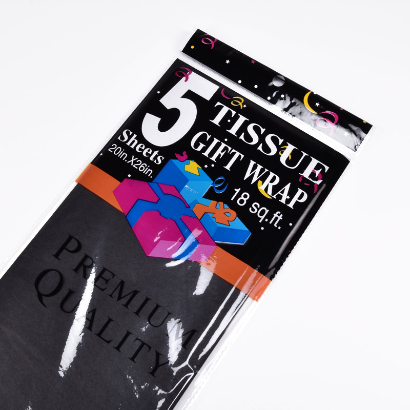 Папір тіш'ю, 65х50 см, Чорний (UPK-051308)