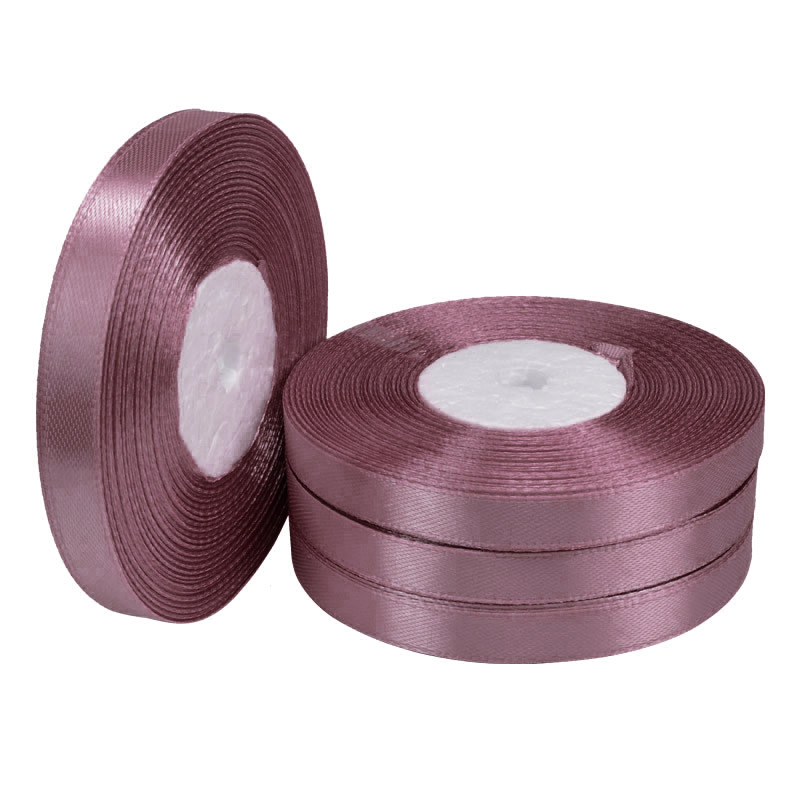 Атласна стрічка, 10 мм, Пудрова (LEN-057033)