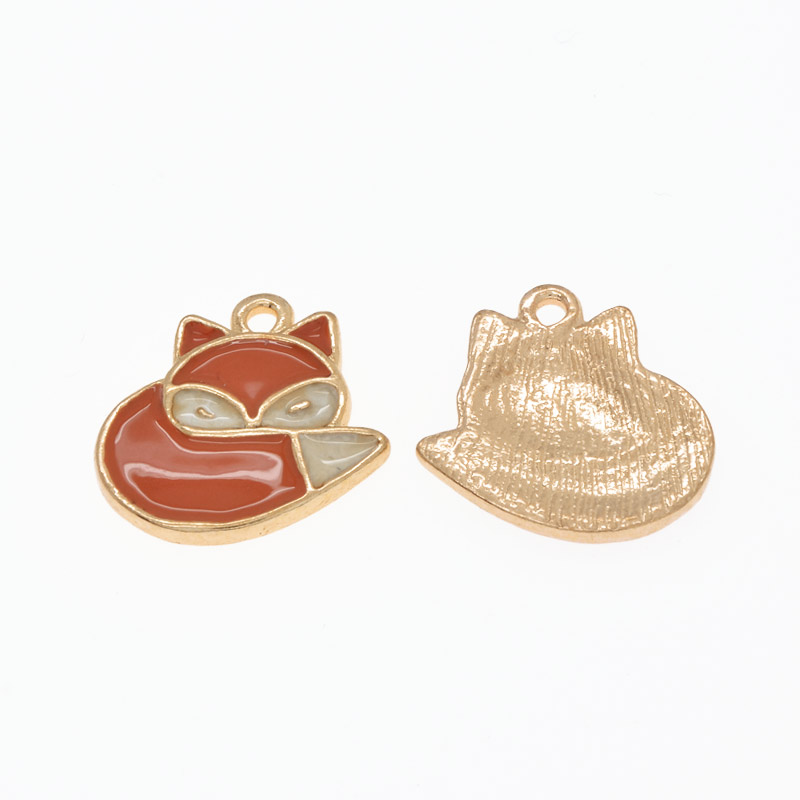 Підвіска метал. Лисиця, 18,5х18 мм, Золото (POD-054696)