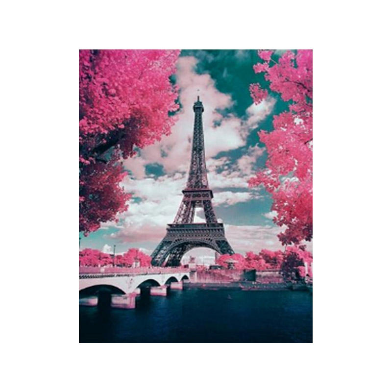 Набор алмазной живописи на подрамнике 50х40 см, Башня (SXM-052380)