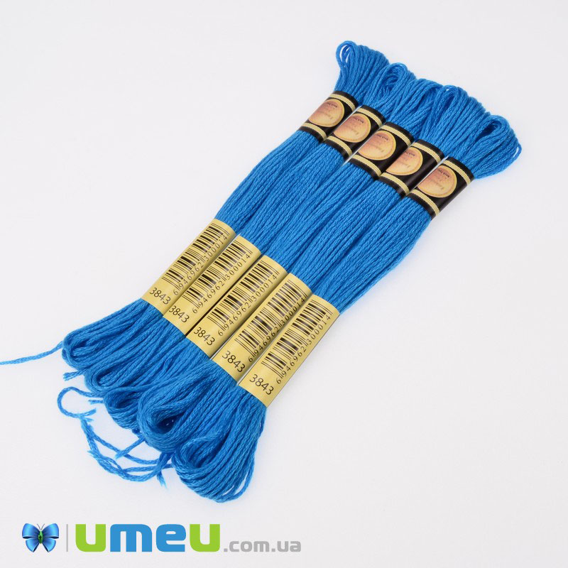 Мулине CXC 3843 Волнующе синий (CXC-050469)