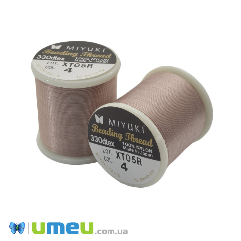 Нитка для бісеру Miyuki 04, Пудрова, 50 м (MUL-045280)