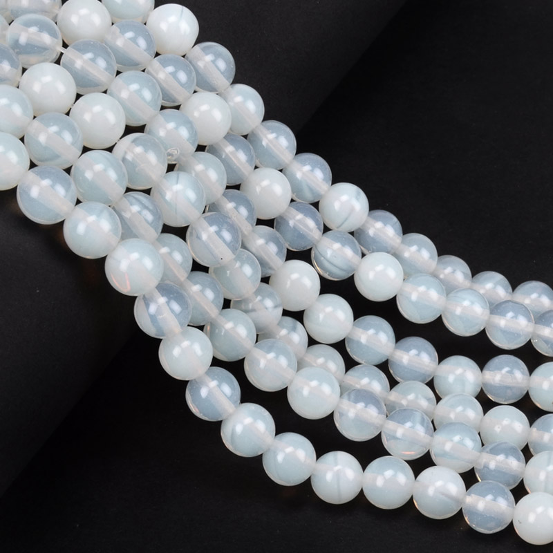 Бусины Опалит, Синт. камень, 8 мм, Круглые (BUS-051669)