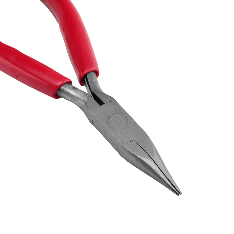 Інструмент Тонкогубці, Червоний, 13,5 см (INS-053924)