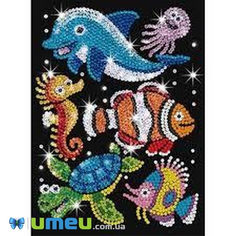Набор для творчества Sequin Art RED Подводные друзья (DIF-043436)