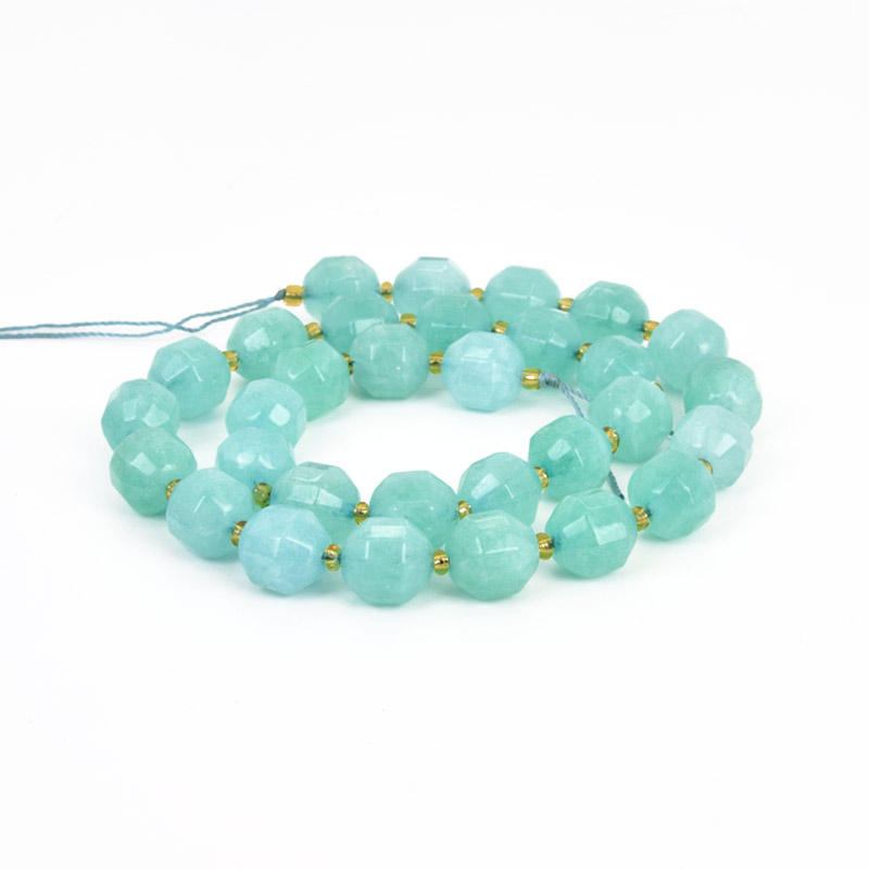 Намистини Доломіт, Натур. камінь, 10 мм, Круглі грановані (BUS-058214)