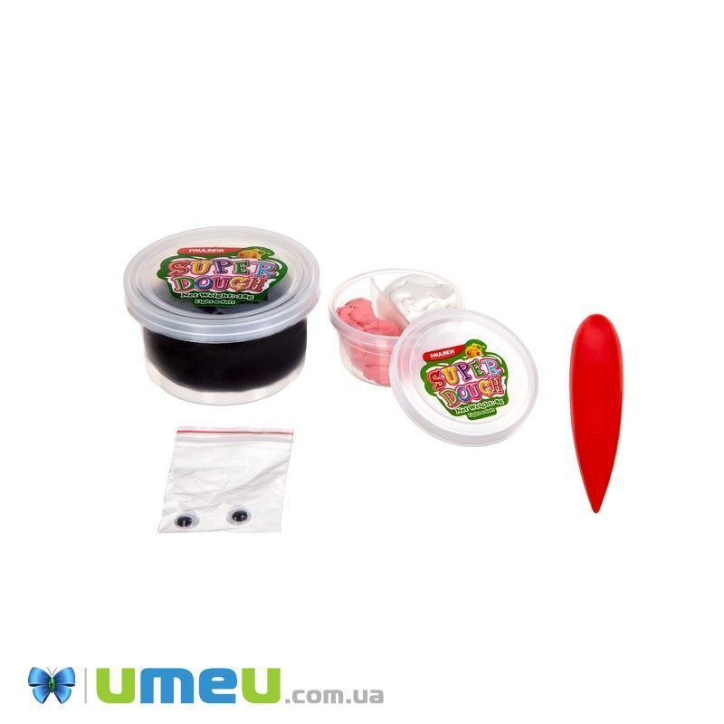 Масса для лепки Paulinda Super Dough Fun4one Кот (подвижные глаза) (DIF-043540)