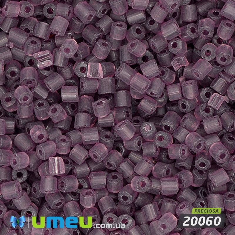 Бісер чеський Рубка 11/0, №20060, Аметист прозорий матовий (BIS-044054)