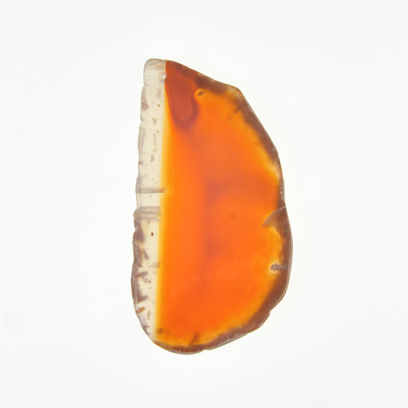 Срез Агата, Красно-коричневый, 73х38 мм (POD-020228)