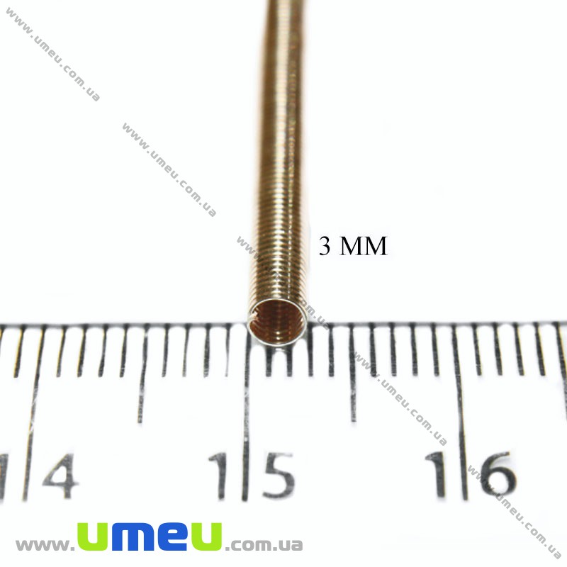 Канитель гладкая 3 мм, Серебристая (KNT-028071)