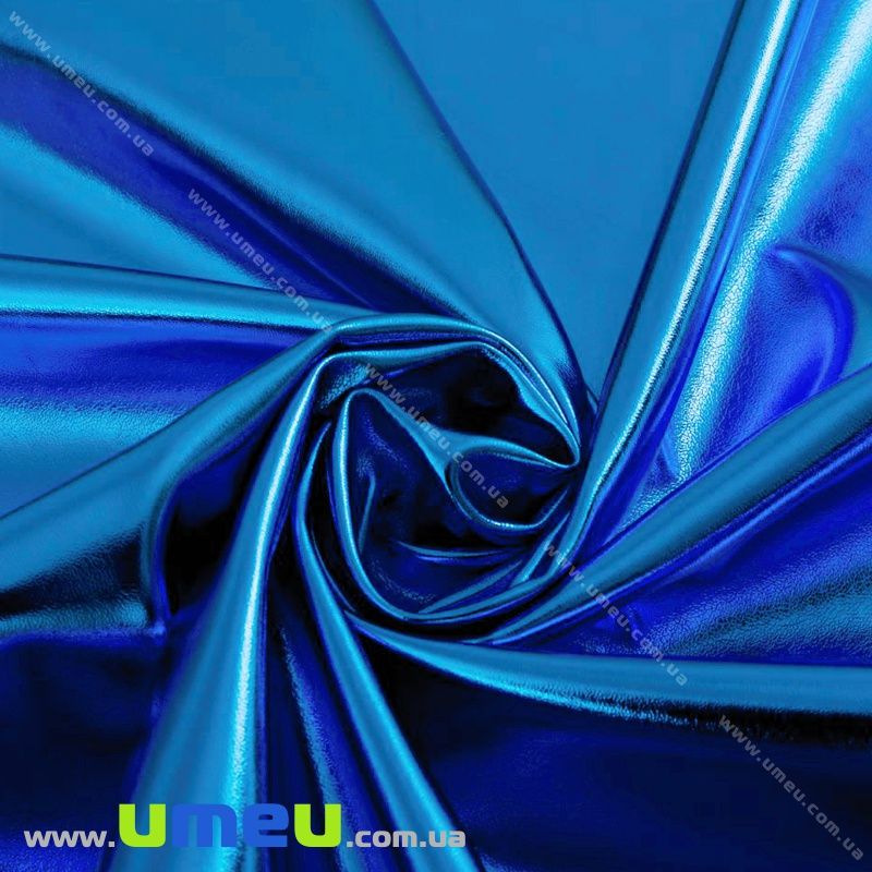 Штучна шкіра Металік 0,5 мм, Синя, 20х27 см (LTH-036890)