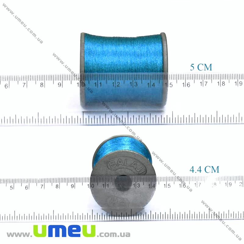 Нить металлизированная 0,1 мм, Синяя (KNT-028183)