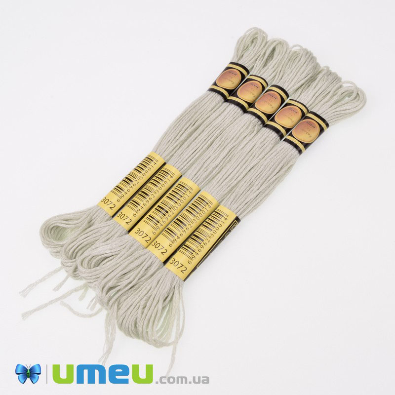 Мулине CXC 3072 Боброво-серый, оч.св. (CXC-050364)