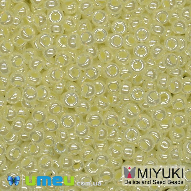 Бісер японський Miyuki круглий RR 11/0 №514, Лимонний світлий (BIS-045628)